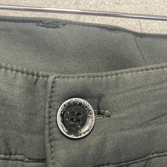 Gash Hao Fleece Lined Softshell Pants Mens 44x32 Black Snow Ski Reinforced Knees - Picture 10 of 16